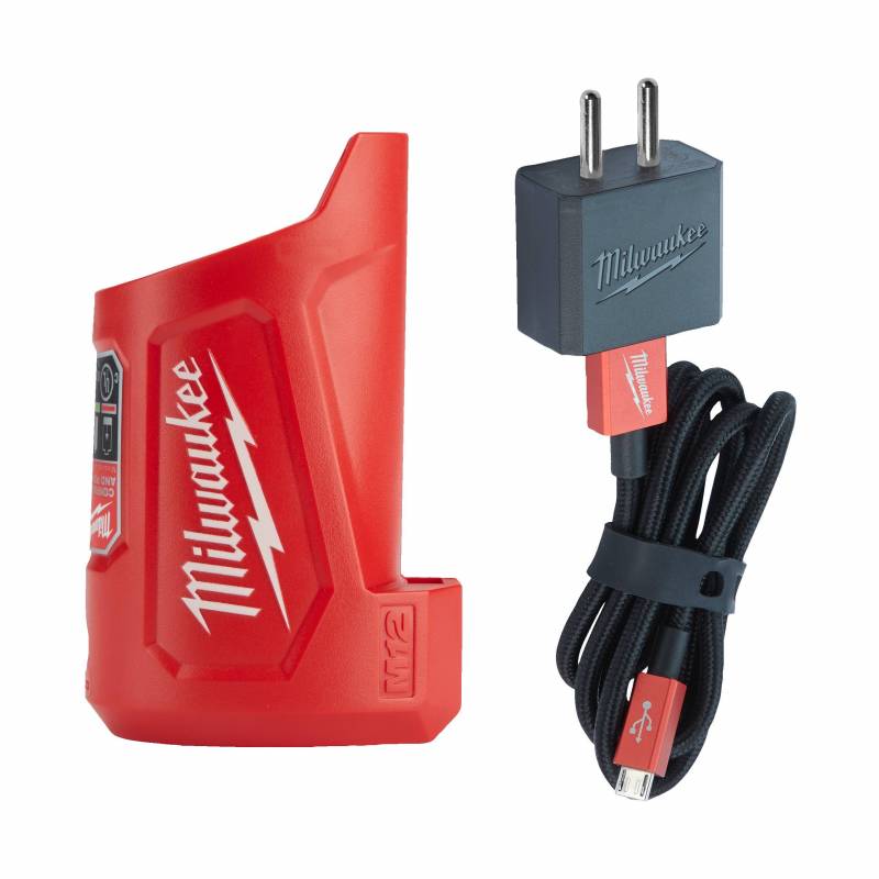 MILWAUKEE M12 TC - Chargeur USB pour batterie M12  (4932459450)
