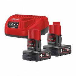 MILWAUKEE M12 NRG-402 - Pack NRJ 12V