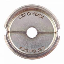 MILWAUKEE C22 CU 10/C4 - Matrice de sertissage 10 mm² (4932464863)