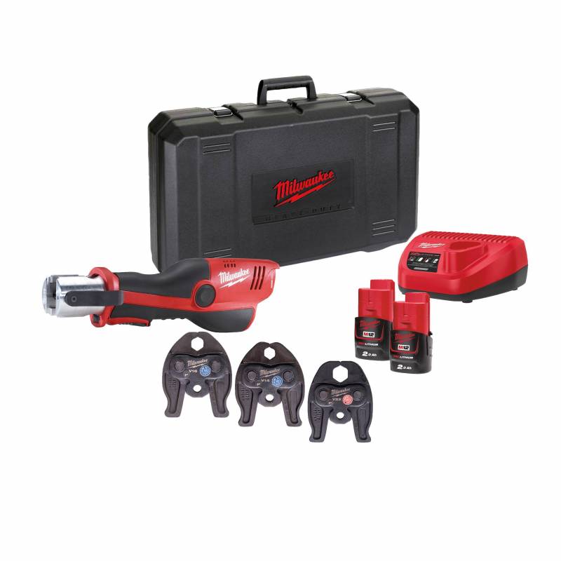 MILWAUKEE M12 HPT-202C V-Set 2 - Sertisseuse 12V