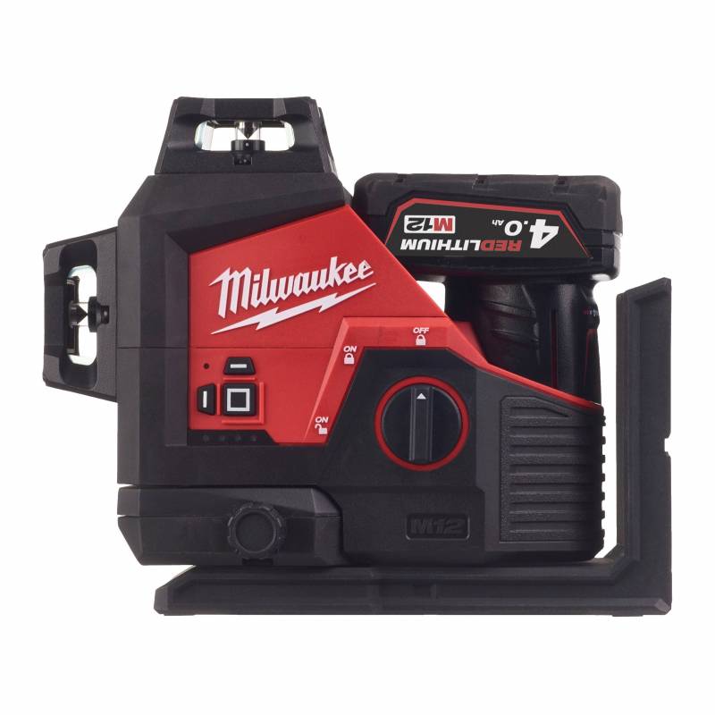 MILWAUKEE M12 3PL-401C - Laser vert 3 lignes 360°