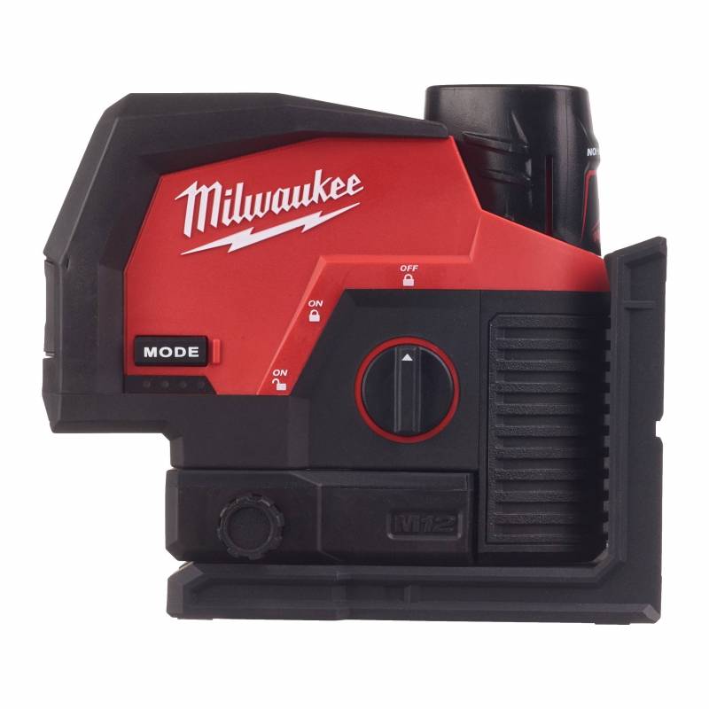 MILWAUKEE M12 CLLP-301C - Laser vert 2 lignes avec aplomb