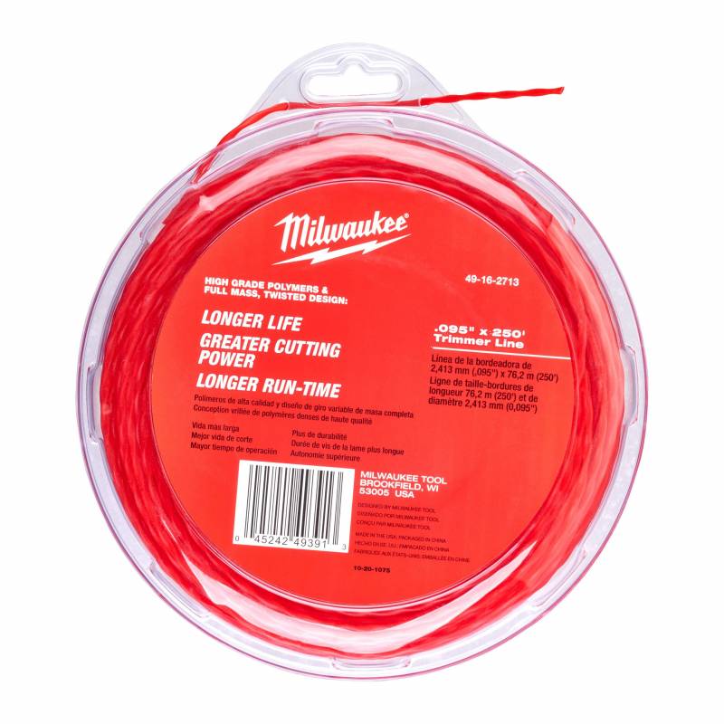 MILWAUKEE Fil coupe bordure 2.3mm x 76m (49162713)