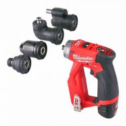 MILWAUKEE M12 FDDXKIT-202X - Perceuse/Visseuse FUEL à mandrin amovible (4933464979)