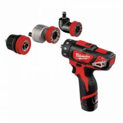 MILWAUKEE M12 BDDXKIT202C - Perceuse visseuse à mandrin amovible 12V