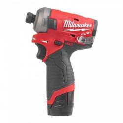 MILWAUKEE M12 FQID-202X - Visseuse à chocs compacte Silencieuse SURGE  Hex 1/4" FUEL