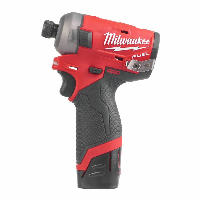 MILWAUKEE M12 FQID-202X - Visseuse à chocs compacte Silencieuse SURGE  Hex 1/4" FUEL