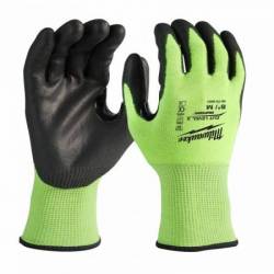 MILWAUKEE EPI GANTS HAUTE VISIBILITÉ & ANTI-COUPURE NIVEAU 3/C - M/8 144PCS (4932479020)