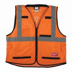 MILWAUKEE EPI GILET PREMIUM HAUTE VISIBILTÉ ORANGE - S/M - 1 PC (4932471898)