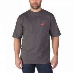 MILWAUKEE EPI WTSSG-S - T-SHIRT DE TRAVAIL MANCHES COURTES GRIS - TAILLE (S) (4933478231)