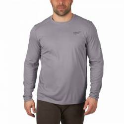 MILWAUKEE EPI WWLSG-S - T-SHIRT RESPIRANT ÉTÉ MANCHES LONGUES GRIS - TAILLE (S) (4933478188)
