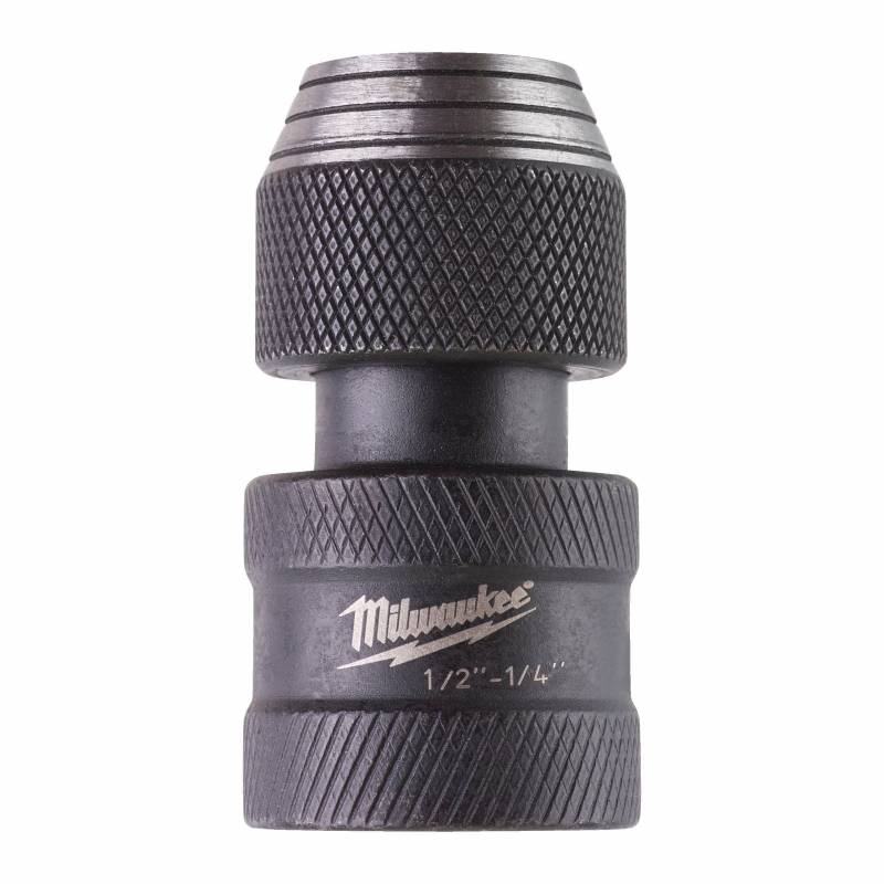 MILWAUKEE ADAPTATEUR SHOCKWAVE  CARRE 1/2" - HEX 1/4"  (4932471828)