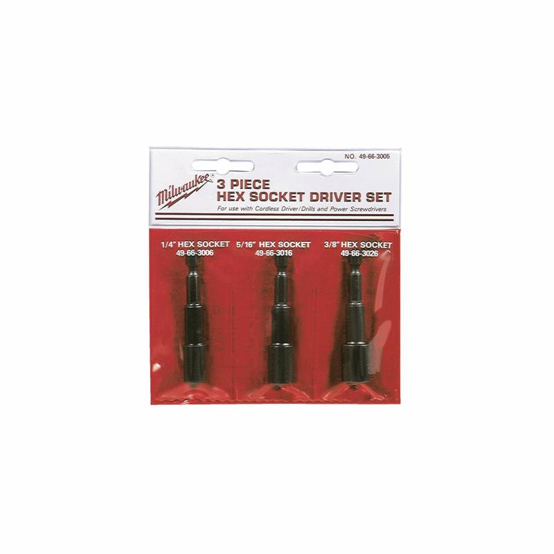 MILWAUKEE SET 3 DOUILLE (X1) (49663004)