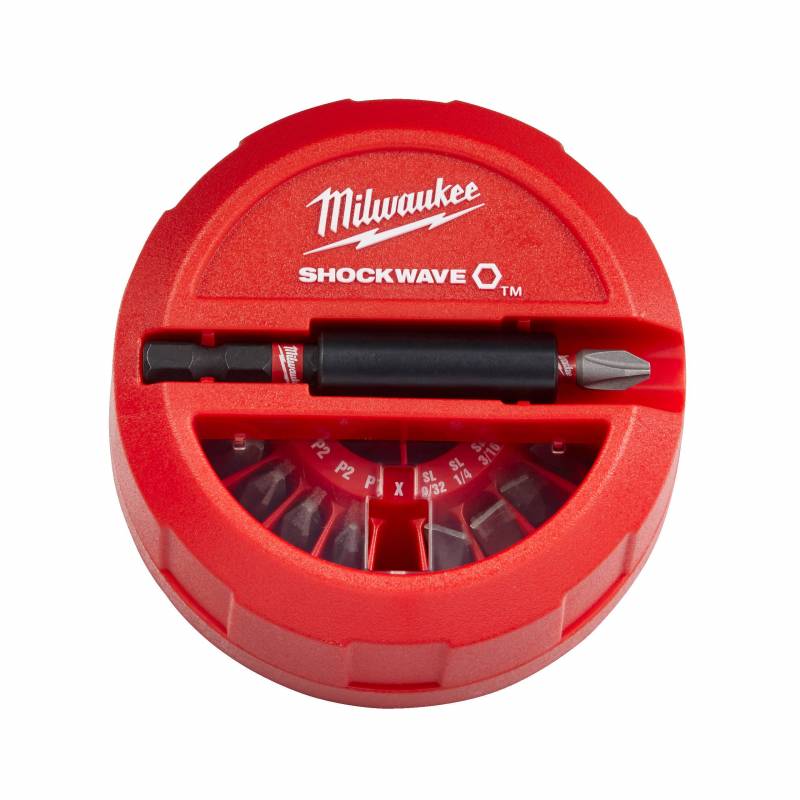 MILWAUKEE COFFRET PUCK 15 EMBOUTS SHOCKWAVE  (4932430904)