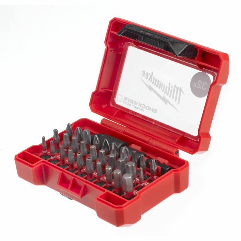 MILWAUKEE COFFRET SHOCKWAVE  32 PCES (4932464240)