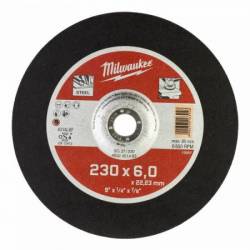 MILWAUKEE DISQUE À MEULER 230MM ÉPAISSEUR 6 MM CONTRACTOR 1PC (4932451483)