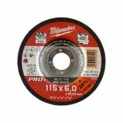 MILWAUKEE DISQUE À MEULER 115 ÉPAISSEUR 6 MM PRO+ 1PC (4932451501)