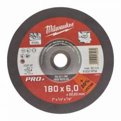 MILWAUKEE DISQUE À MEULER 180 ÉPAISSEUR 6 MM PRO+ 1PC (4932451503)