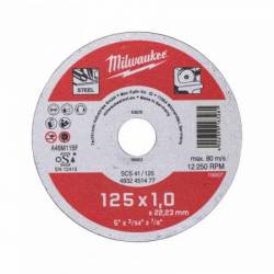 MILWAUKEE DISQUE À TRONÇONNER PRO+ 125MM ÉPAISSEUR 1 MM CONTRACTOR 1PC (4932451477)
