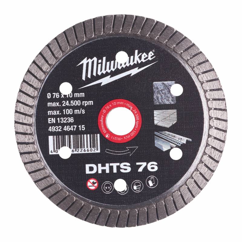 MILWAUKEE DISQUE DIAMAND DHTS 76 1 PC  (4932464715)