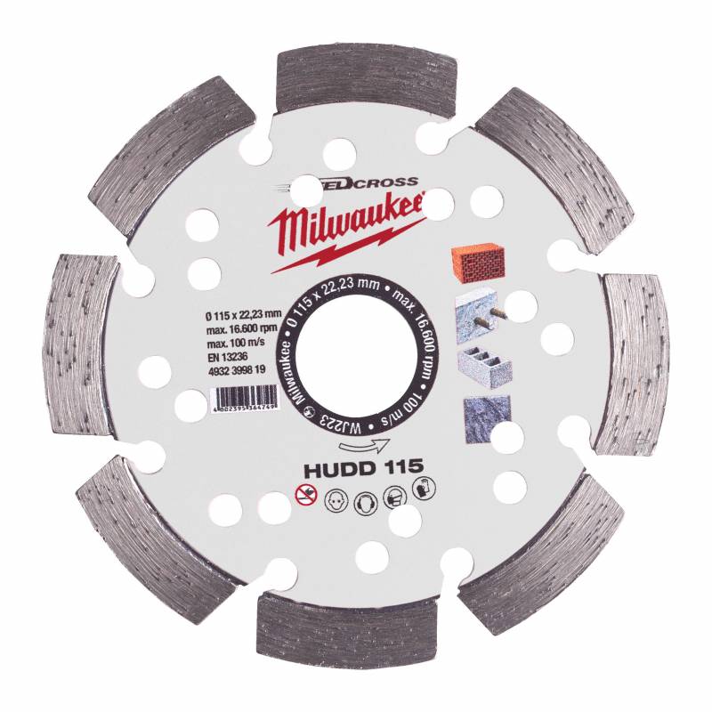 MILWAUKEE DISQUE DIAMANT HUDD 115MM (X1) (4932399819)