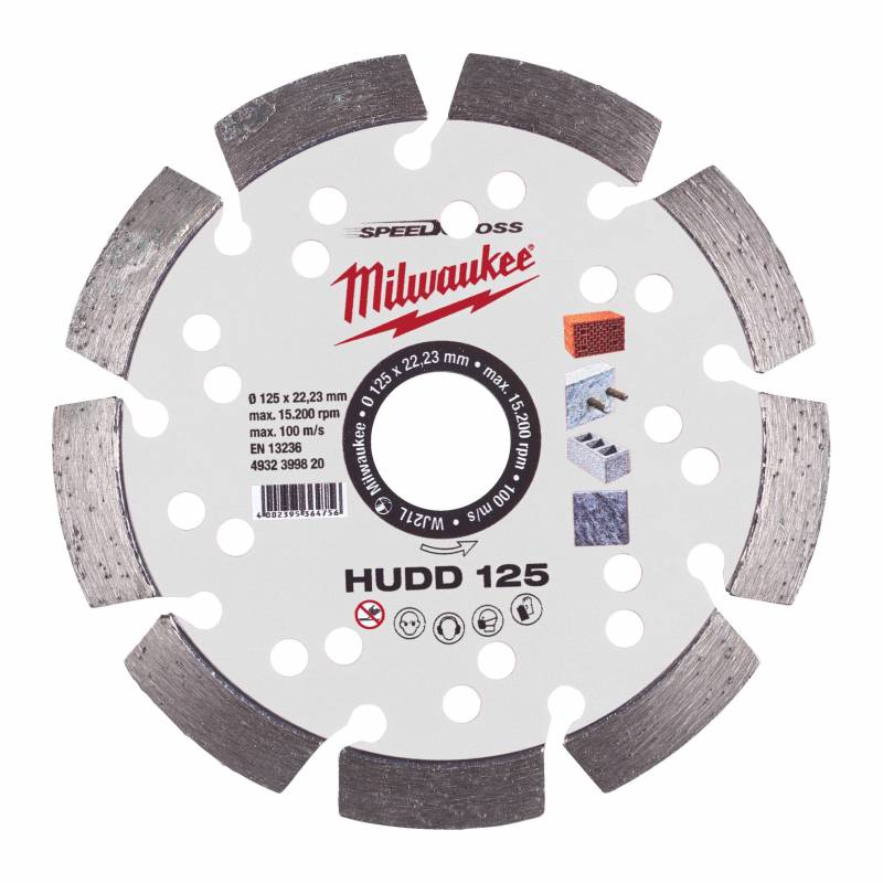 MILWAUKEE DISQUE DIAMANT HUDD 125MM (X1)  (4932399820)