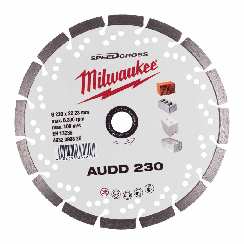 MILWAUKEE DISQUE DIAMANT AUDD 230MM (X1) (4932399826)