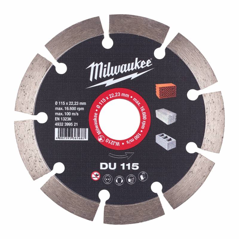 MILWAUKEE DISQUE DIAMANT DU 115MM (X1)  (4932399521)