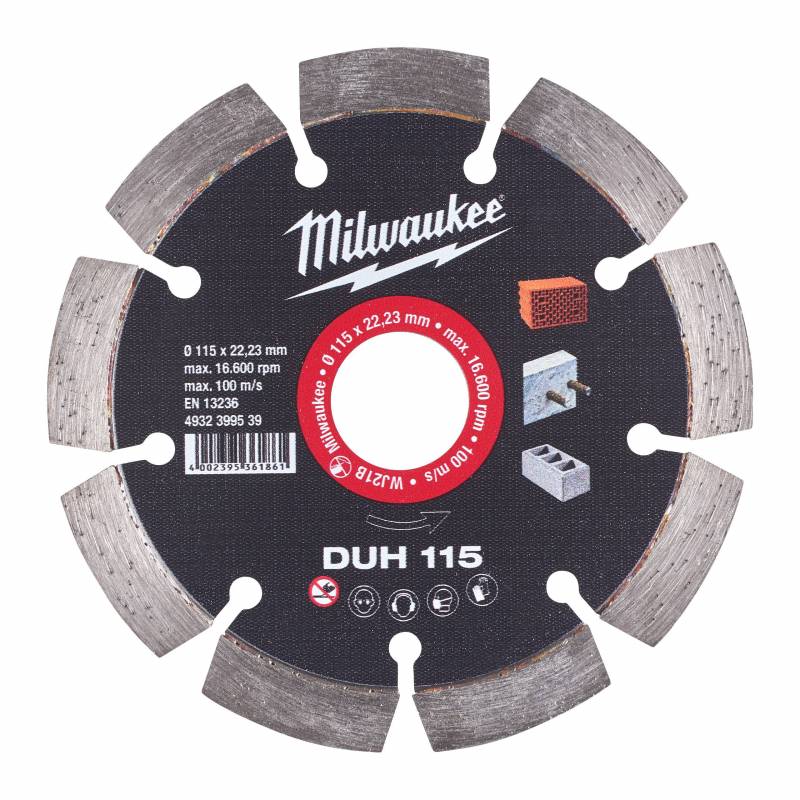 MILWAUKEE DISQUE DIAMANT DUH 115MM (X1) (4932399539)