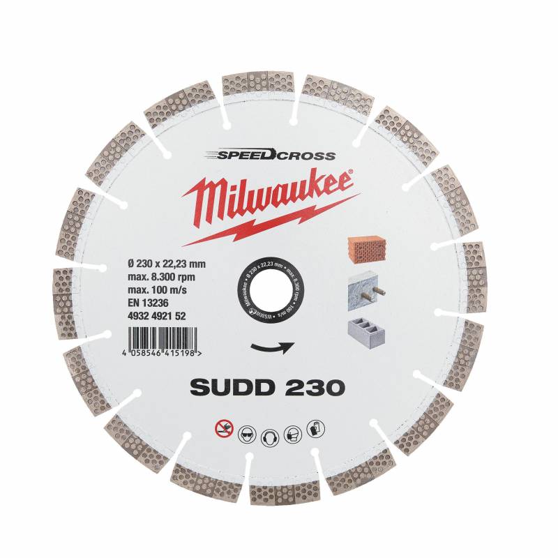 MILWAUKEE DISQUE SPEEDCROSS SUDD 230MM (4932492152)