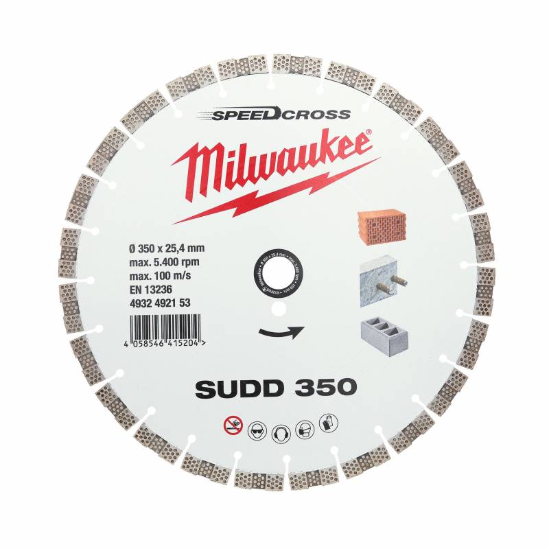 MILWAUKEE DISQUE SPEEDCROSS SUDD 350MM (4932492153)