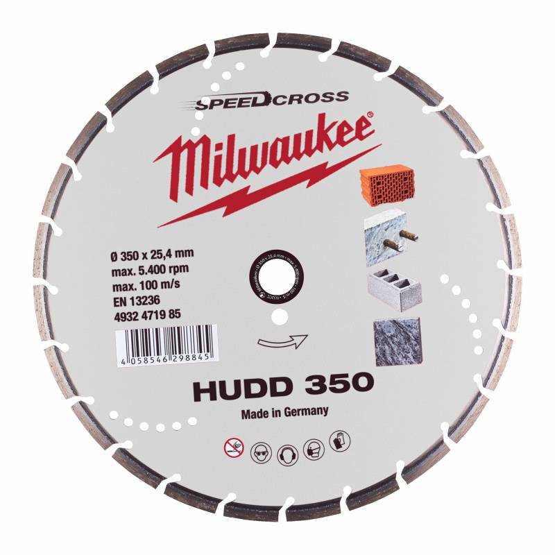 MILWAUKEE DISQUE DIAMANT PREMIUM HUDD 350 MM (X1) (4932471985)