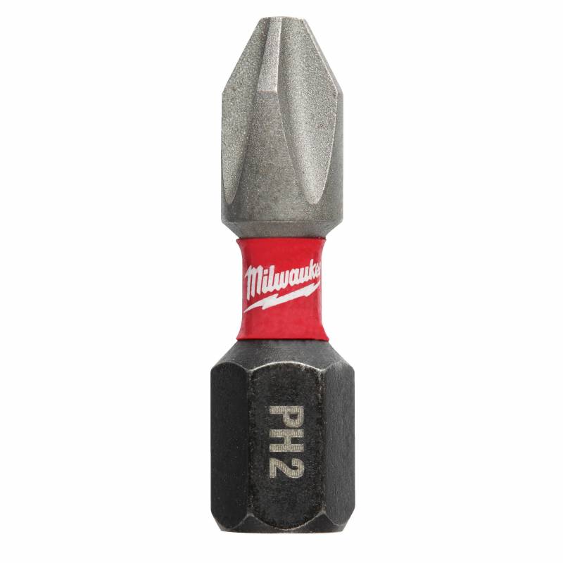 MILWAUKEE EMBOUT PH2 SHOCKWAVE  25MM (X2)  (4932430852)