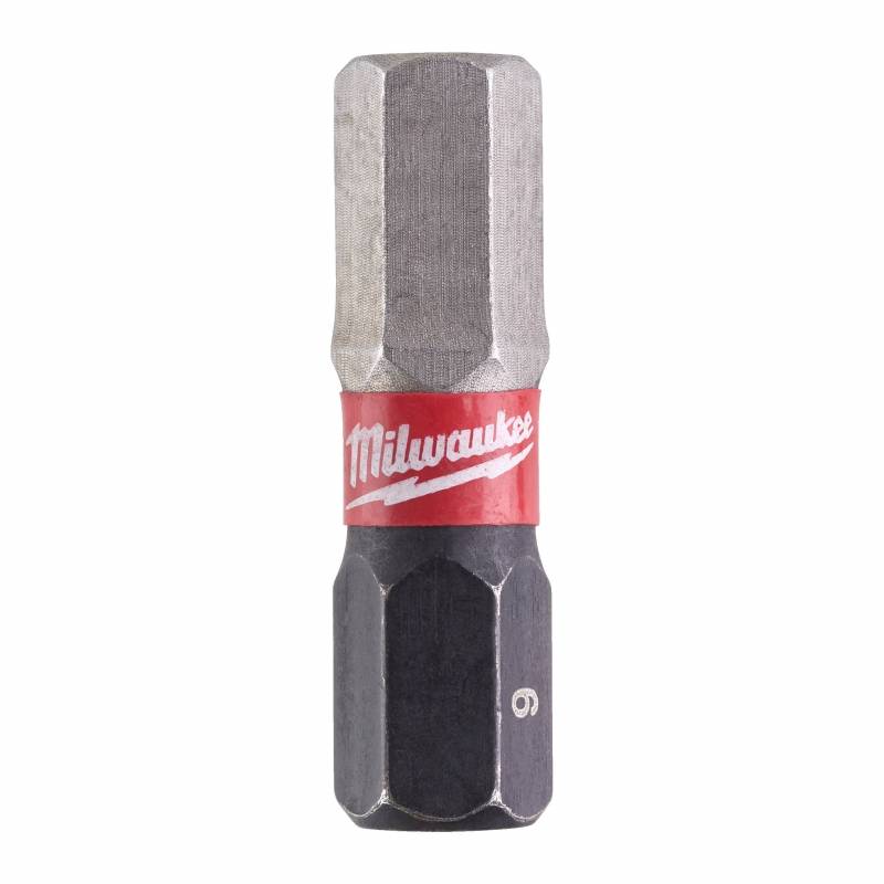 MILWAUKEE EMBOUT HEX6 SHOCKWAVE  25MM (X2) (4932430897)