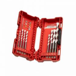 MILWAUKEE SET 8 FORET MULTI MATÉRIAUX HEXAGONAUX FR(4932471112)