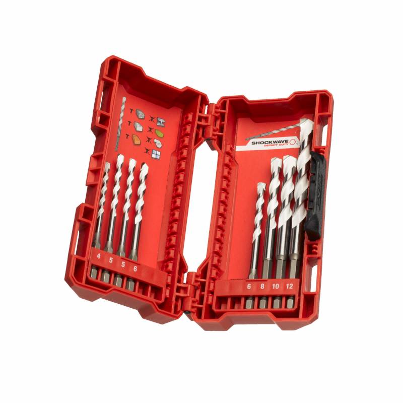 MILWAUKEE SET 8 FORET MULTI MATÉRIAUX HEXAGONAUX FR(4932471112)