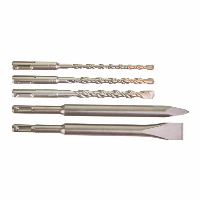 MILWAUKEE STARTER KIT SDS PLUS BURIN ET FORET: 3 FORET SDS PLUS 2 TAILLANTS(4932430002)