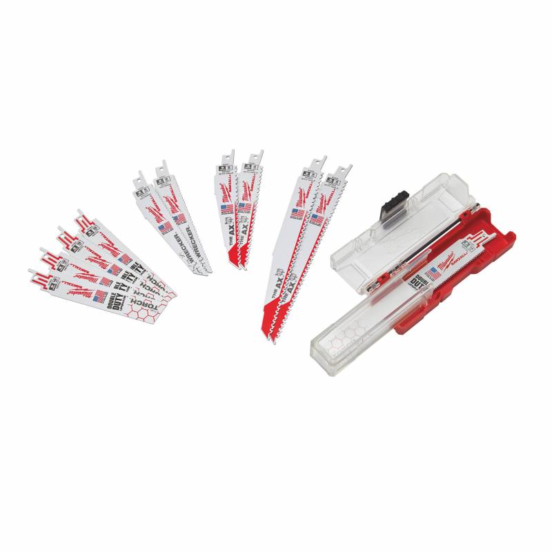 MILWAUKEE SET 12 LAMES DE SCIES SABRES (X1) (49222229)