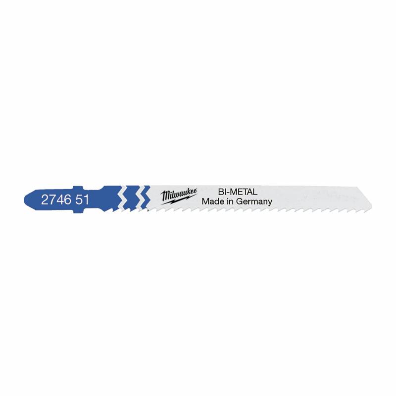 MILWAUKEE LAME SCIES SAUTEUSES BIMÉTAL 75MM (X5) (4932274651)