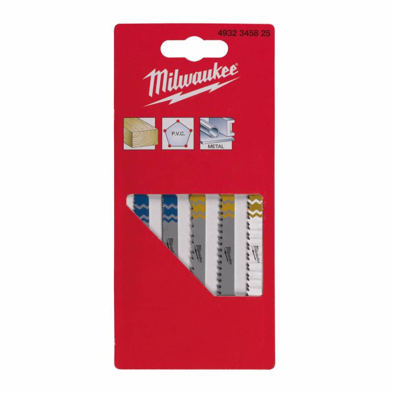 MILWAUKEE LAMES DE SCIES SAUTEUSES SET (5) (4932345825)