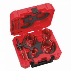 MILWAUKEE COFFRET DE SCIES CLOCHES BIGHAWG TCT 10 PCS  (4932464939)