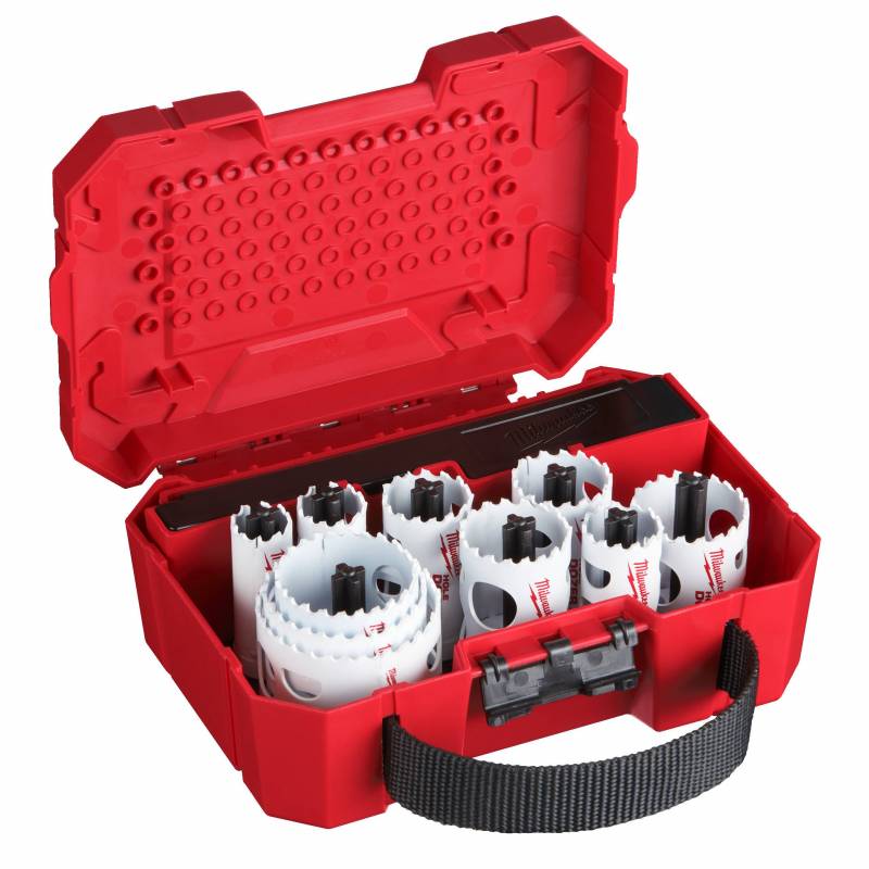 MILWAUKEE COFFRET SCIES CLOCHES HOLE DOZER BIMÉTAL COBALT  4/6 SET14PCS (49224152)