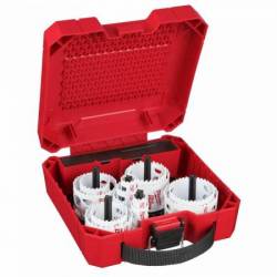 MILWAUKEE COFFRET SCIES CLOCHES HOLE DOZER BIMÉTAL COBALT 4/6 SET17PCS (49224102)