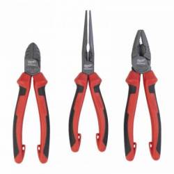 MILWAUKEE SET DE 3 PINCES (UNIVERSELLE