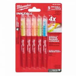 MILWAUKEE SURLIGNEURS INKZALL MULTI COULEURS (X5) (48223206)