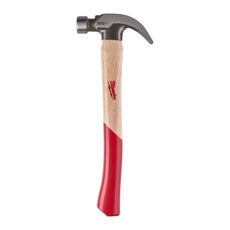 MILWAUKEE MARTEAU ARRACHE-CLOUS COUDE MANCHE BOIS 570g (4932478660)