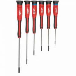 MILWAUKEE SET DE 6 TOURNEVIS DE PRÉCISION  (4932471869)