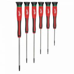 MILWAUKEE SET DE 6 TOURNEVIS DE PRÉCISION TORX (4932471870)