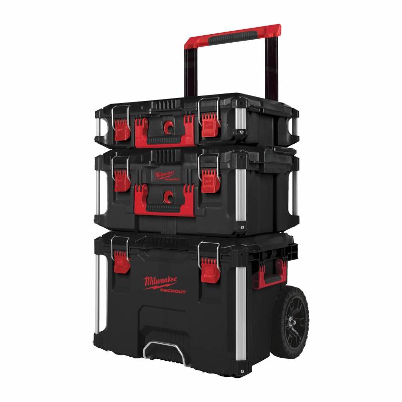 MILWAUKEE PROMO PACKOUT 3 PIÈCES (TROLLEY + COFFRET LARGE + COFFRET) (4932464244)